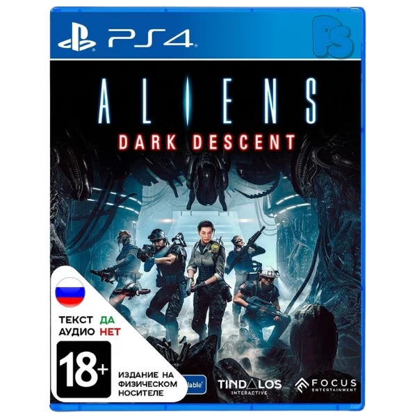 Aliens Dark Descent PS4 Game Cover