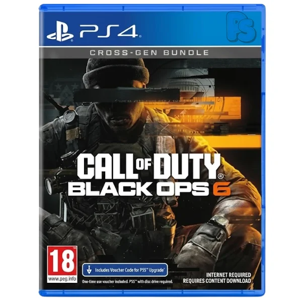Call Of Duty Black Ops 6 PS4 Call of Duty Black Ops 6 PS4 Game Cover – Original PlayStation 4 Edition