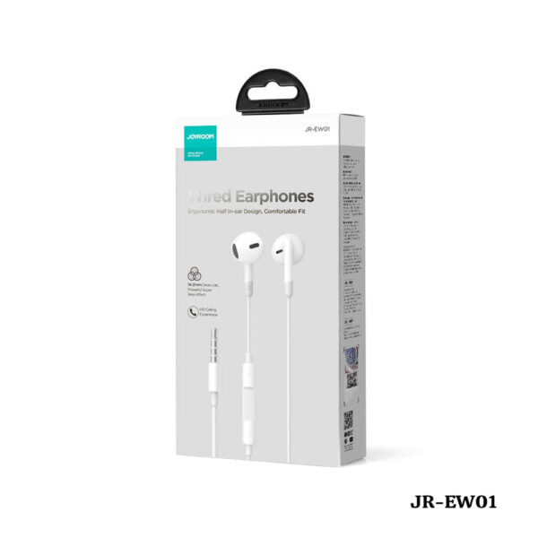 JoyRoom 3.5mm Half In-Ear Earphones – EW01