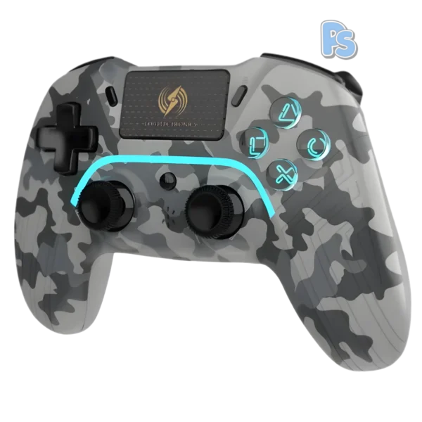 LOG PS4 Grey Camo Controller