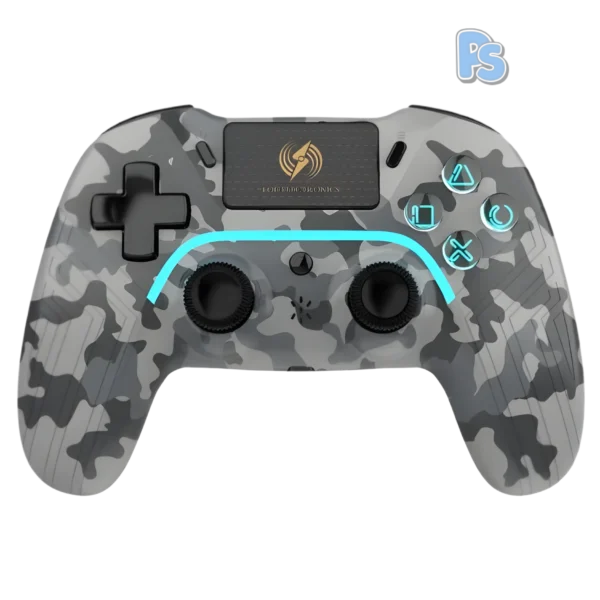 LOG PS4 Grey Camo Controller