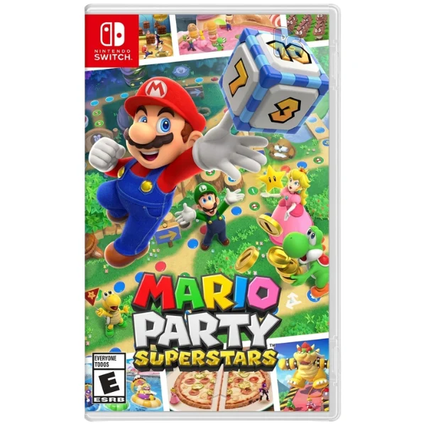 Mario Party Superstars – Nintendo Switch Game Mario Party Superstars Switch game 100 minigames classic boards online multiplayer