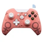 N1 Wireless Controller Pink for Xbox, PS3, and PC with ergonomic design and wireless connectivity.
