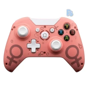 N1 Wireless Controller Pink for Xbox, PS3, and PC with ergonomic design and wireless connectivity.