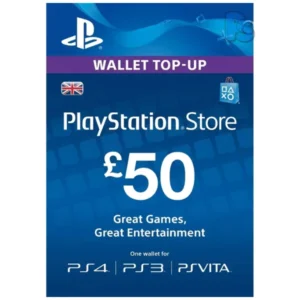PSN Gift Card UK 50 Pounds price in Pakistan buy online
