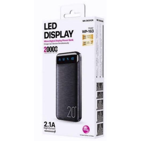 Remax WK Power Bank 20000mAh WP-163 in PK Remax WK Power Bank 20000mAh WP-163 in PK